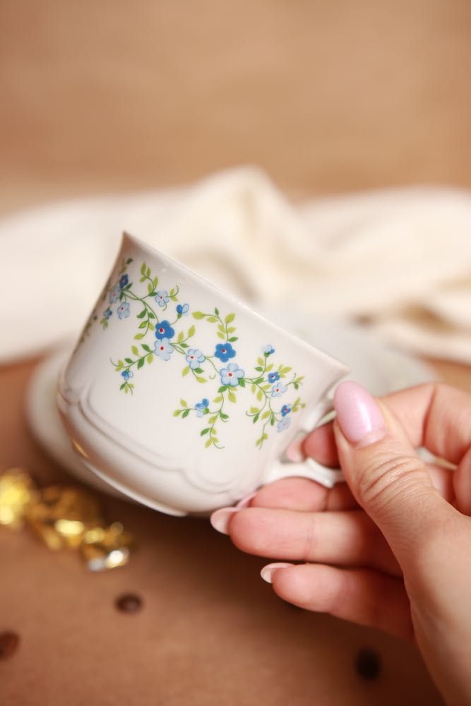 Zestaw śniadaniowy filiżanka Bavaria Seltmann porcelana