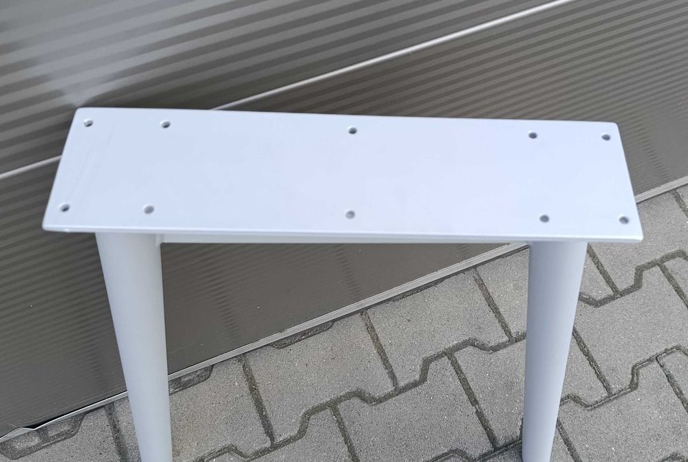 Nogi metalowe do stołu/biurka – kolor szary