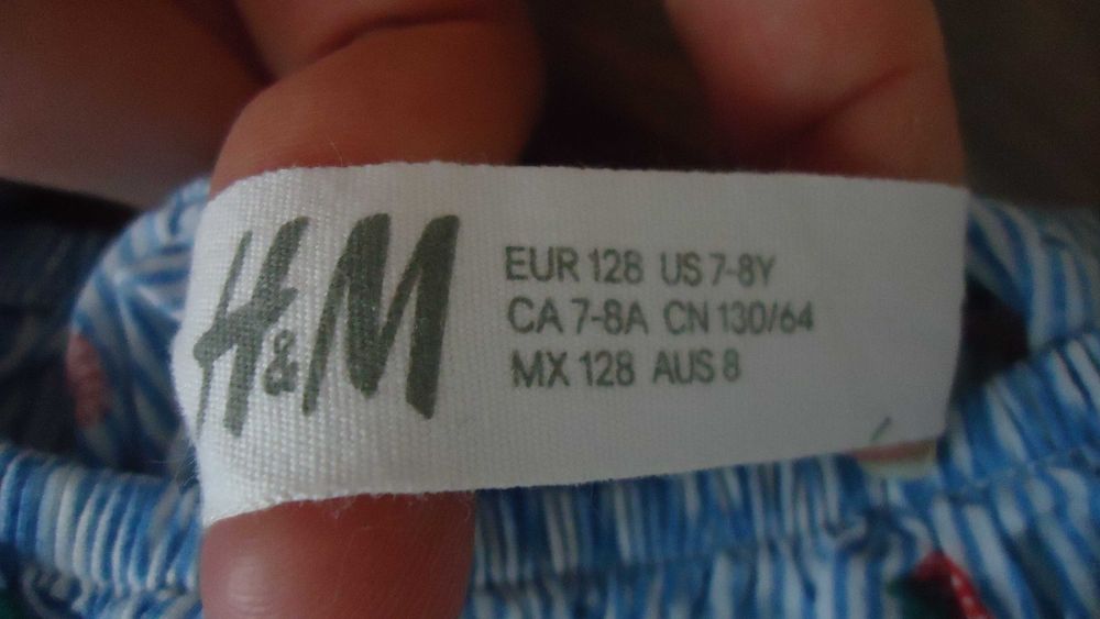 r.128 ZARA bluzka elegancka H&M koszula letnia H&M koszula cienka