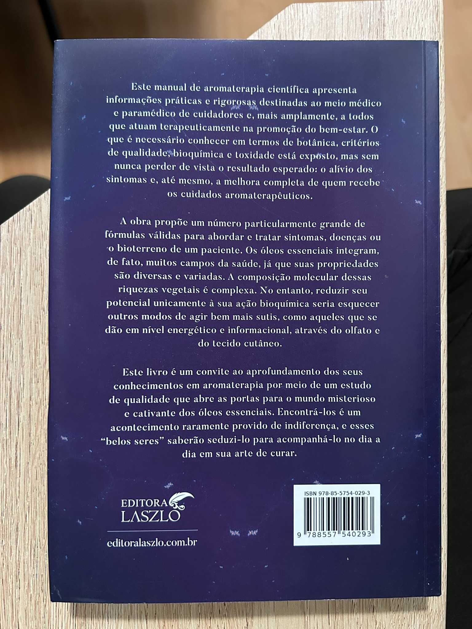 Livro Sinergias Aromáticas - Jennifer Rhind - Laszlo