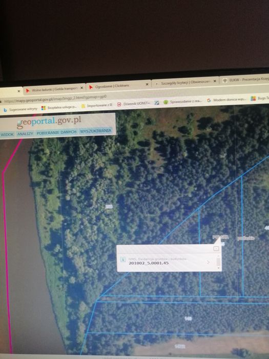 Sprzedam działkę nad Bugiem 1 ha