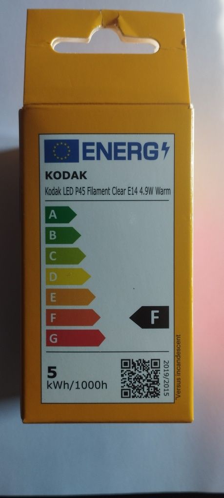 Kodak LED Filament E14 zamiennik 40W Tradycyjnej Żarówki