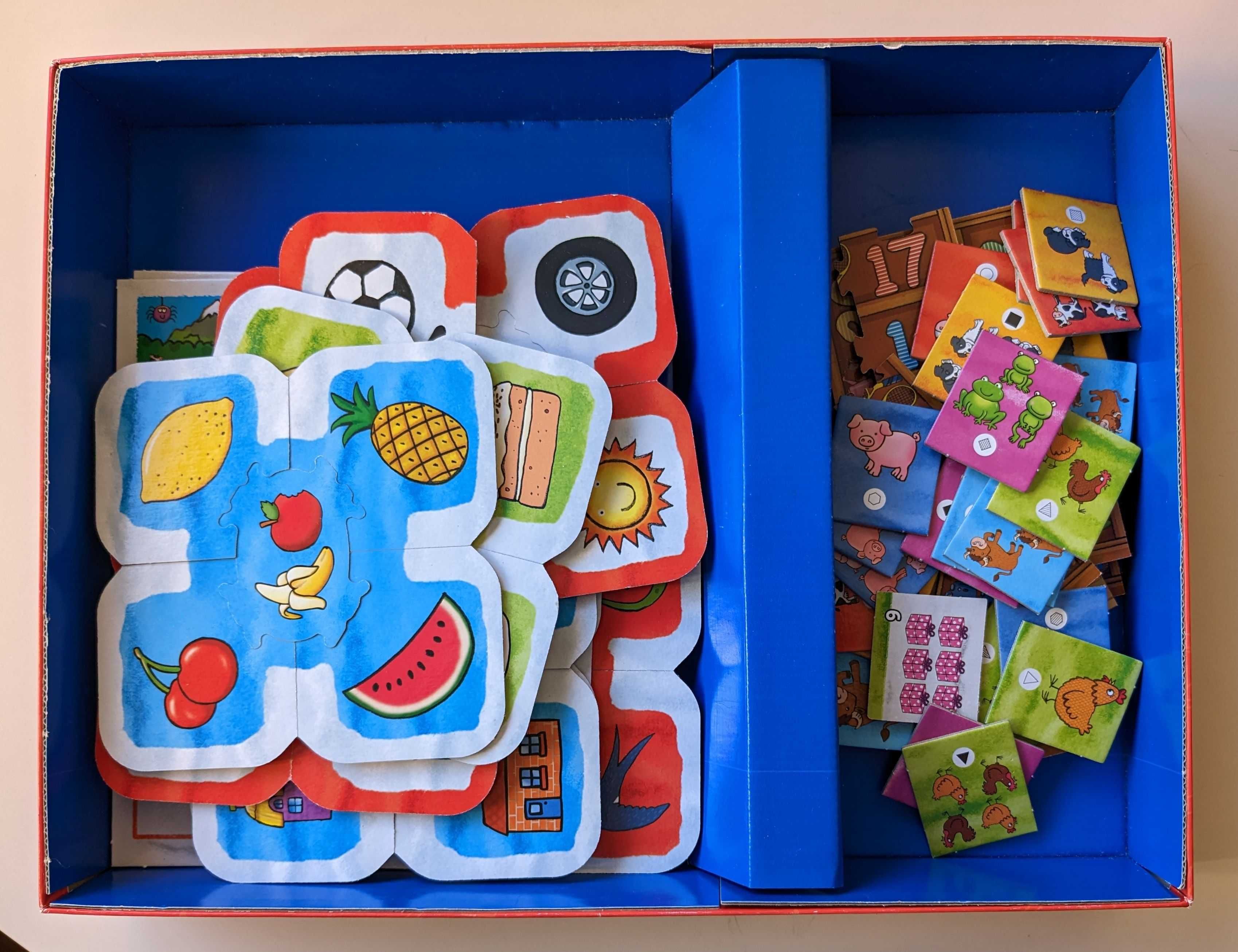 "Jogos de Cálculo" Clementoni -conjunto de puzzles e loto para criança