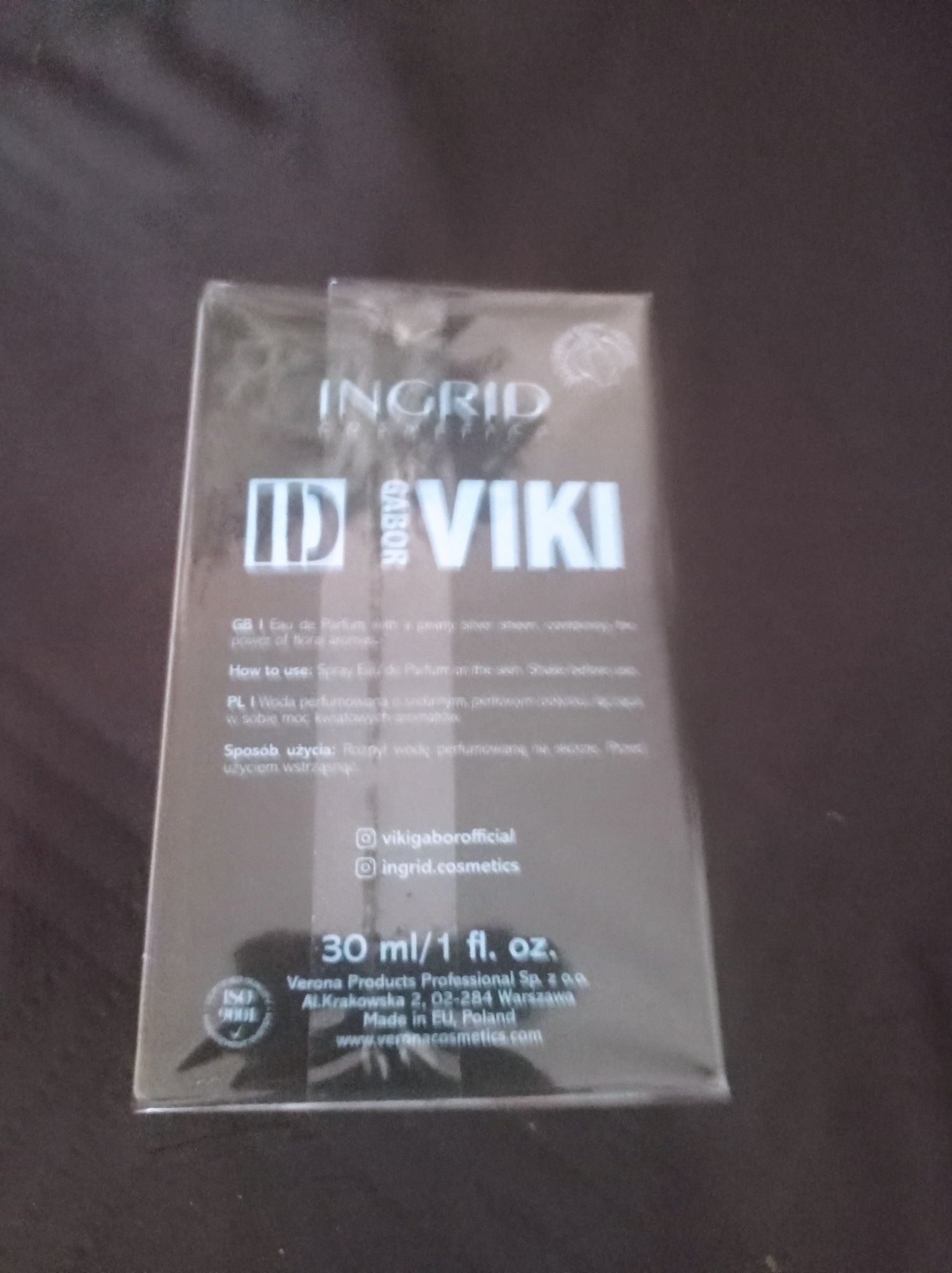 Ingrid cosmetics id viki gabor edp 30 ml- nowe plus gratis