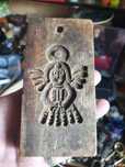 1850s Antique wood Angel Carved Cookie Mold Springerle Speculaas
