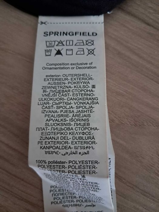 Vestido comprido estampado Springfield