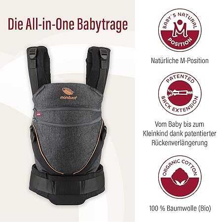 Nosidło Ergonomiczne Klamrowe Manduca XT Dla Dziecka Nosidełko