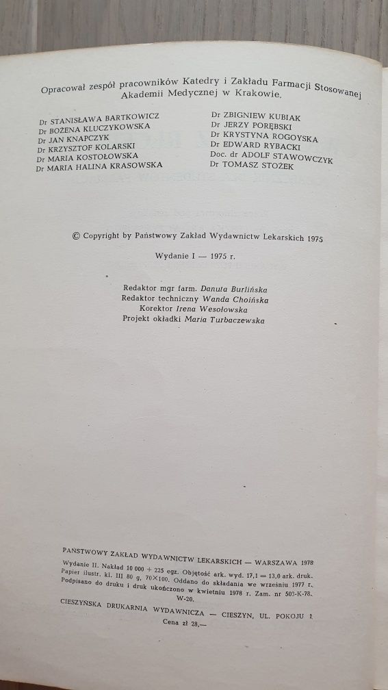 Ćwiczenia z receptury