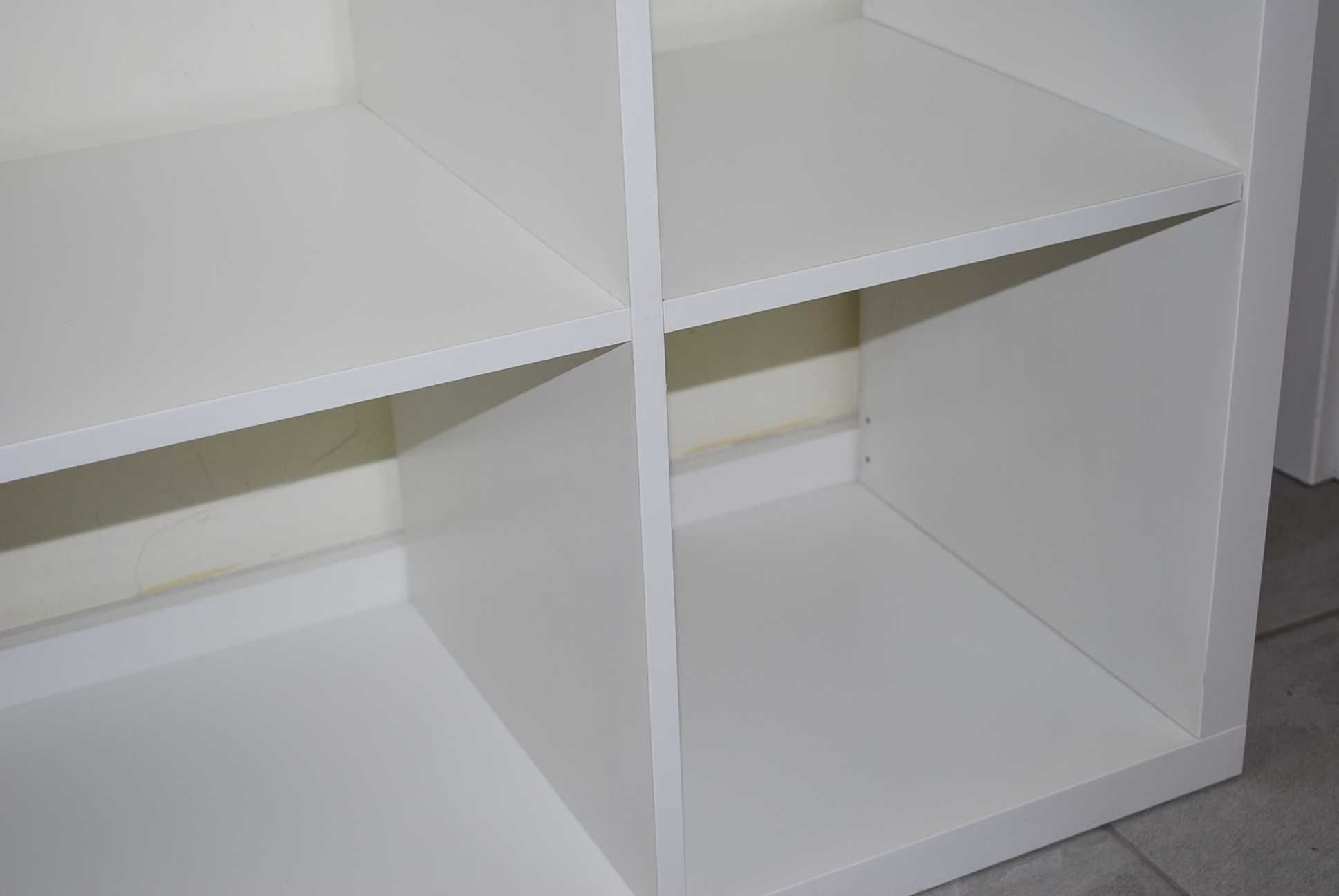 regał Kallax Ikea 77 x 77 cm biały