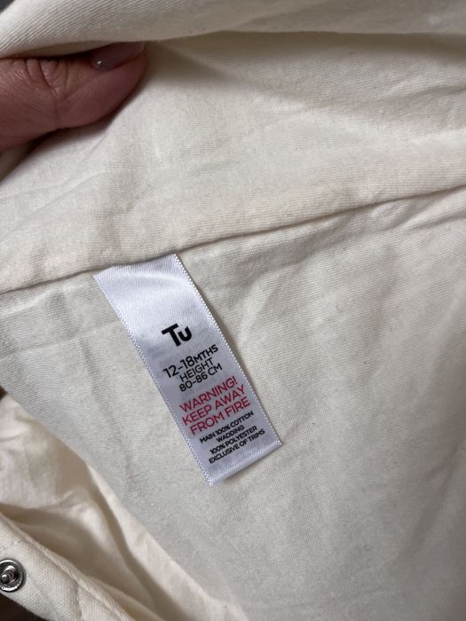 Комбінезон чоловічок сліп піддьова 12-18 м 80-86 см для дівчинки