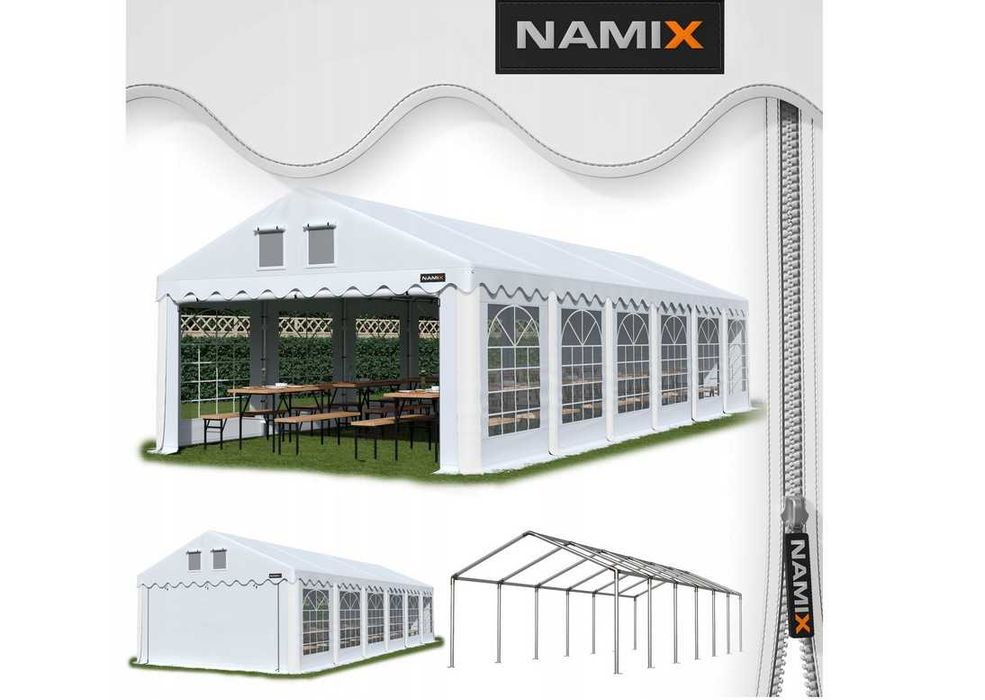 ***PROMOCJA *** Namiot COMFORT 6x12 imprezowy handlowy altana PVC 560g