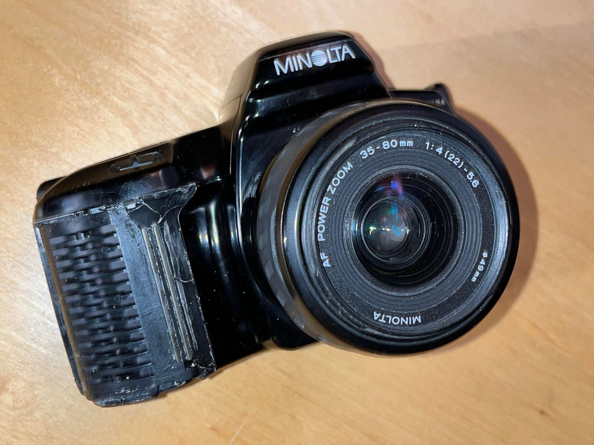 lustrzanka Minolta Maxxum 3xi + obiektyw AF Power Zoom 35-80mm