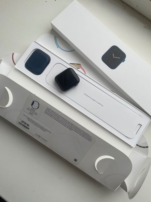 Apple Watch 6 44mm Blue Sport Band