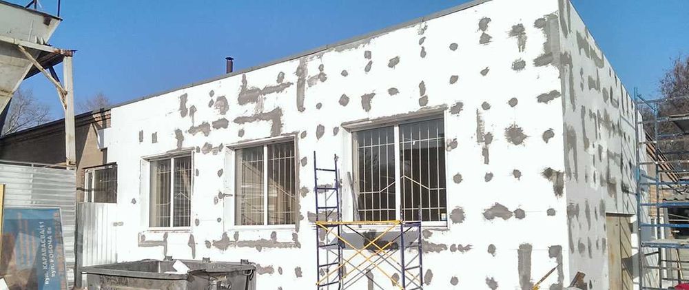 Утеплення фасадів, утеплення будинків, фасадні роботи, будівництво