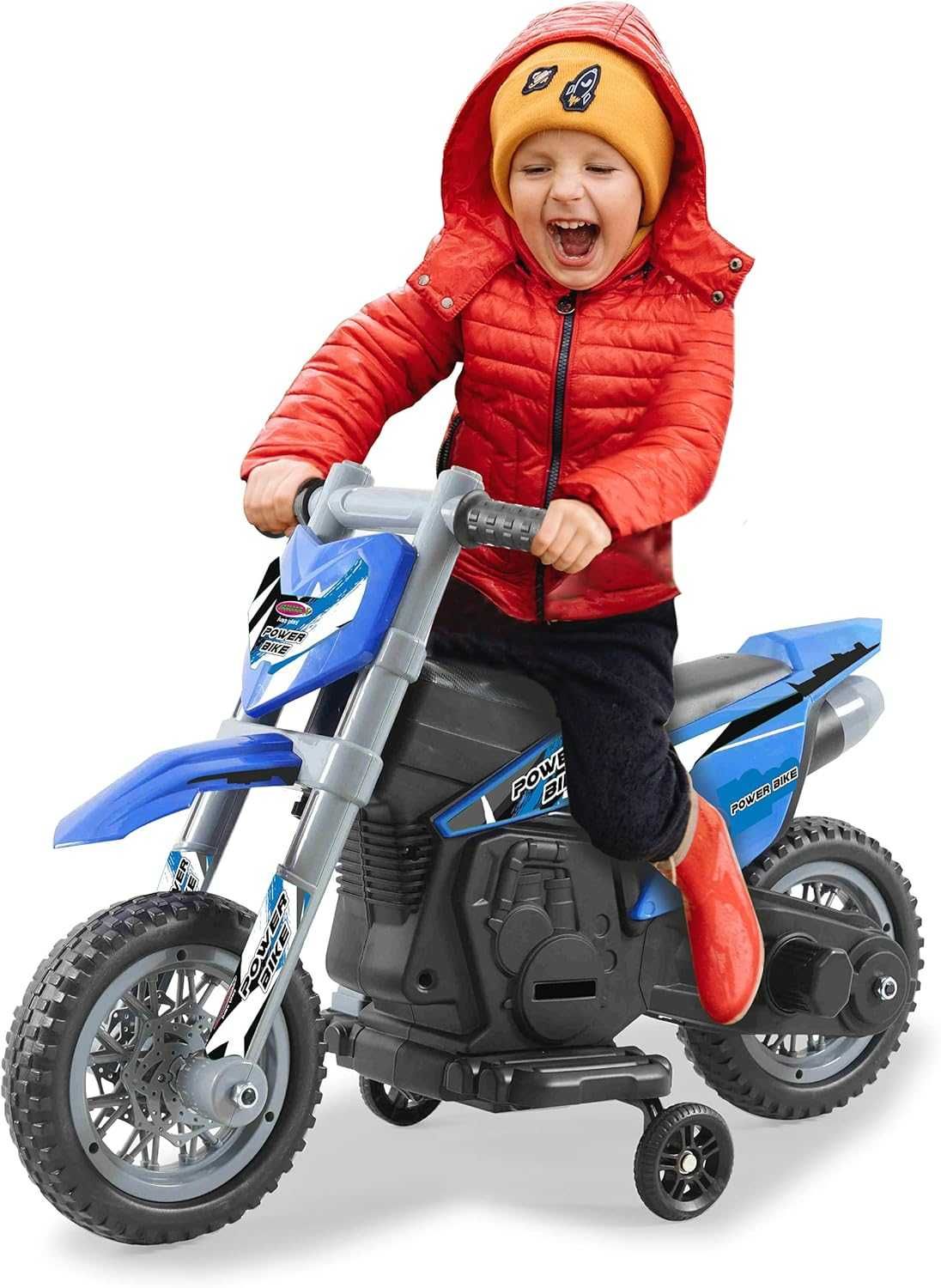 Jamara Ride-on Moto Power Bike blu 6 V