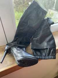 Botas altas pretas 36