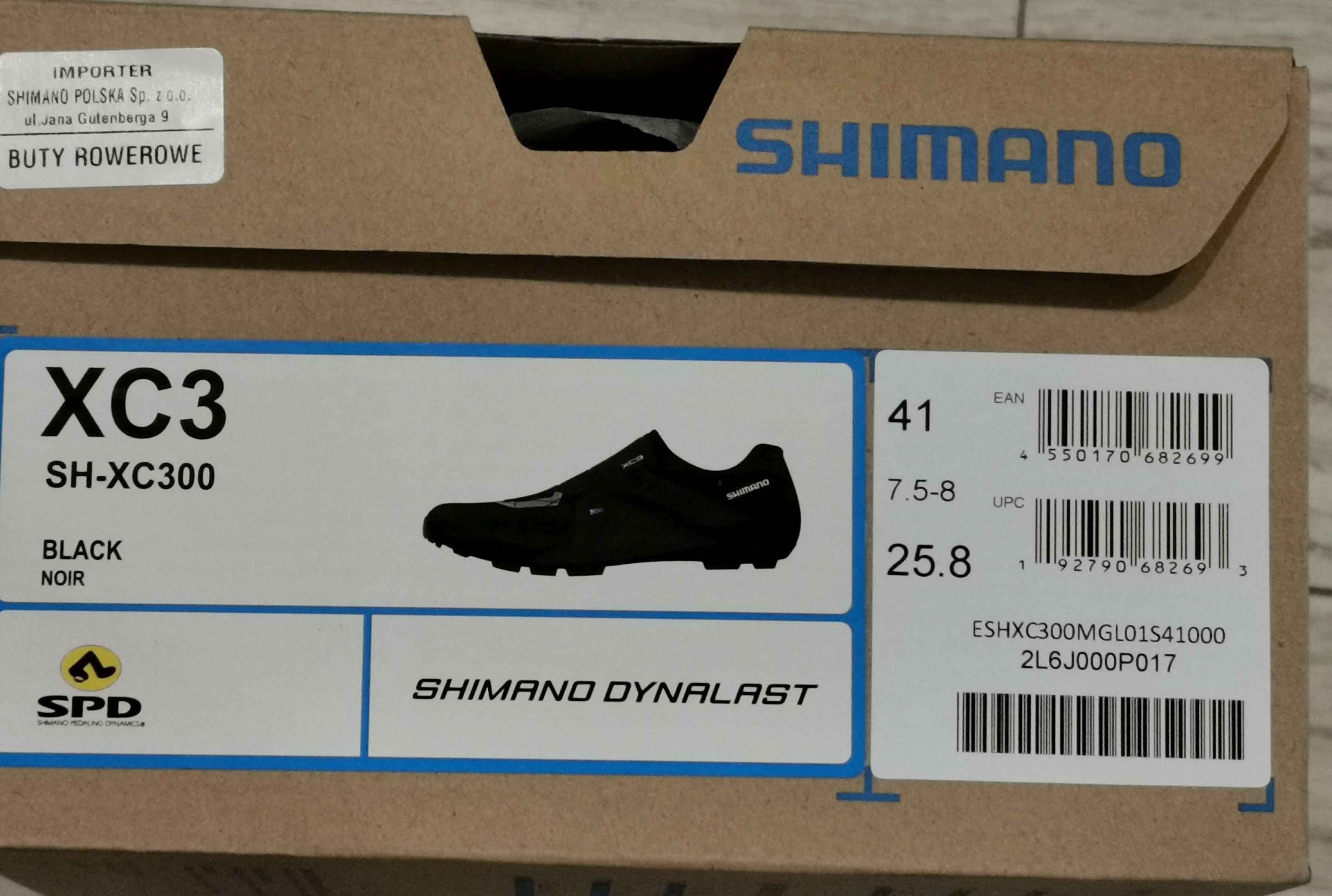 SHIMANO SHXC300 BOA Buty Rowerowe SPD do Jazdy Terenowej MTB  41