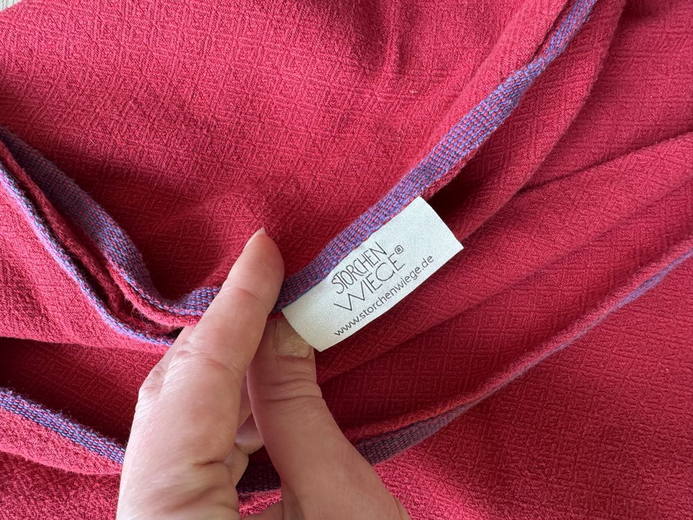 Chusta tkana do noszenia dzieci M 4,6m Storchenwiege LennyLamb