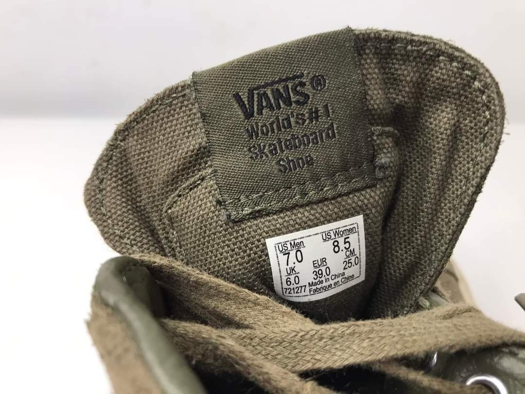 Trampki wysokie skórzane Vans  Rozmiar 39