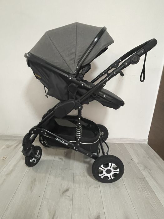 Коляска трансформер з реверсивним блоком + автокрісло