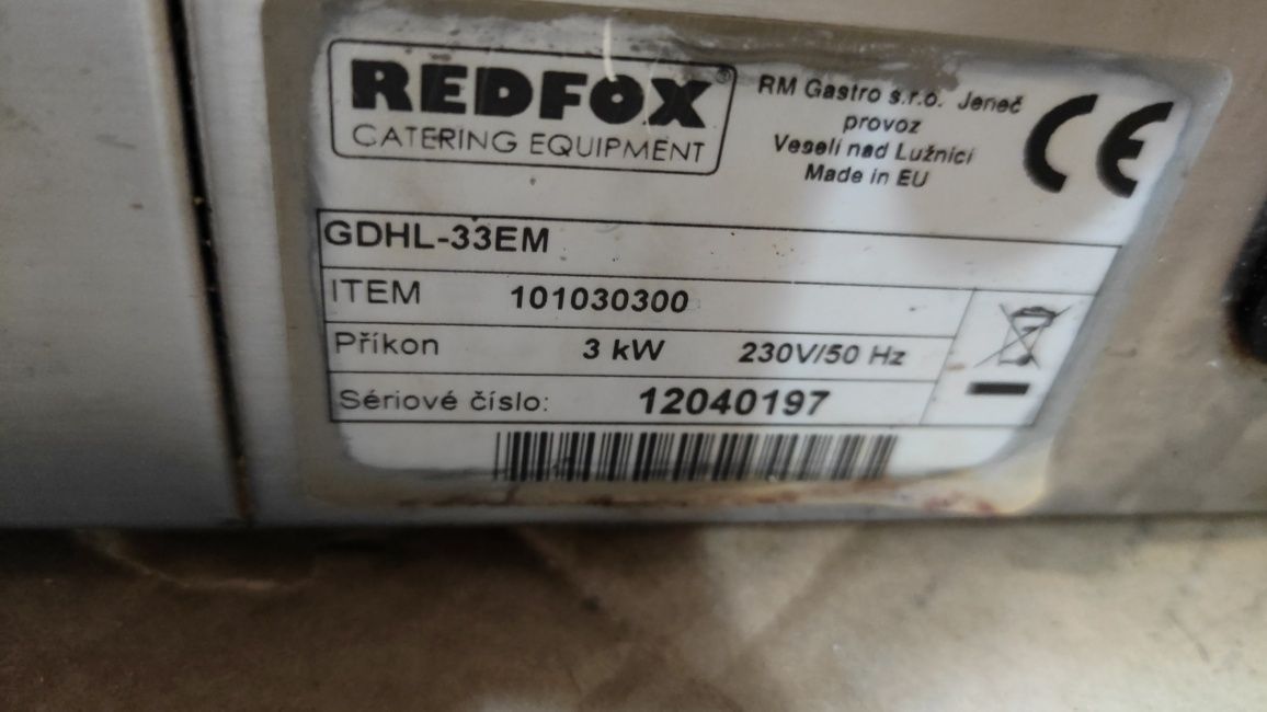 Płyta grillowa Red fox GDHL-33EM 3 KW