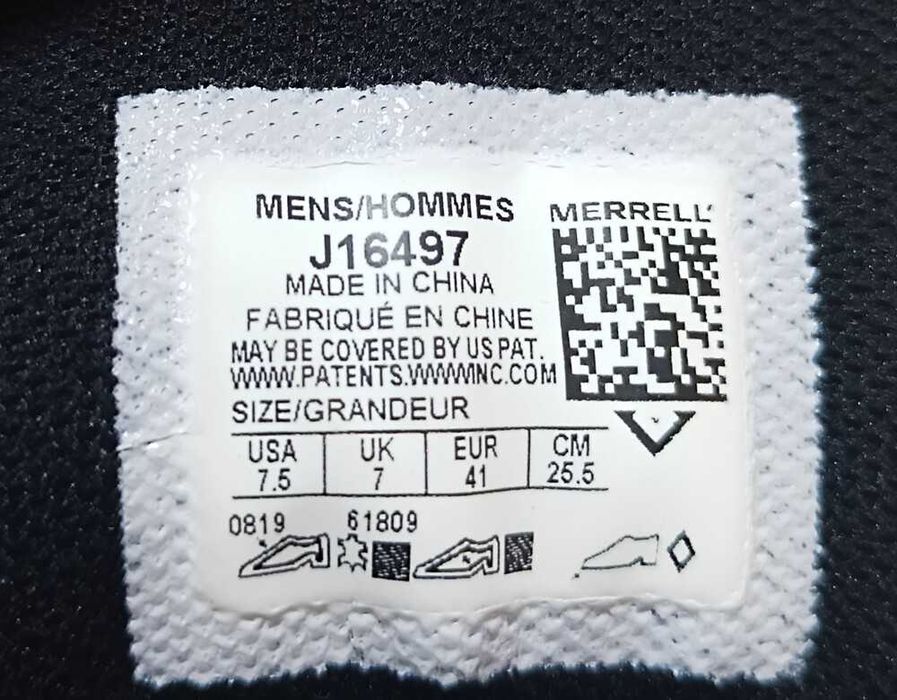 Трекінгові черевики Merrell forestbound mid wp j16497 р 41 стан нових