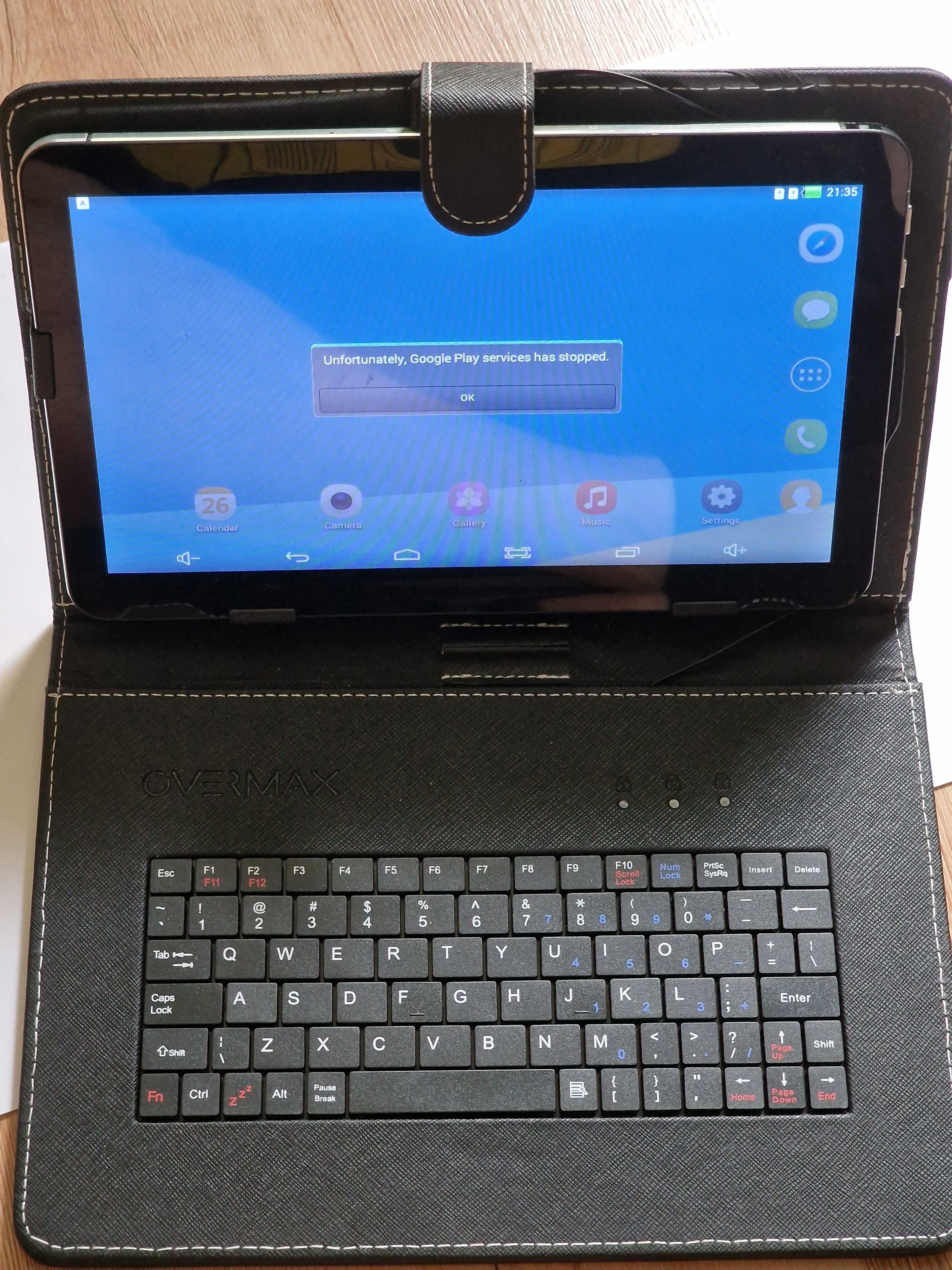 Tablet Overmax qualcore 1021 3G klawiatura Android