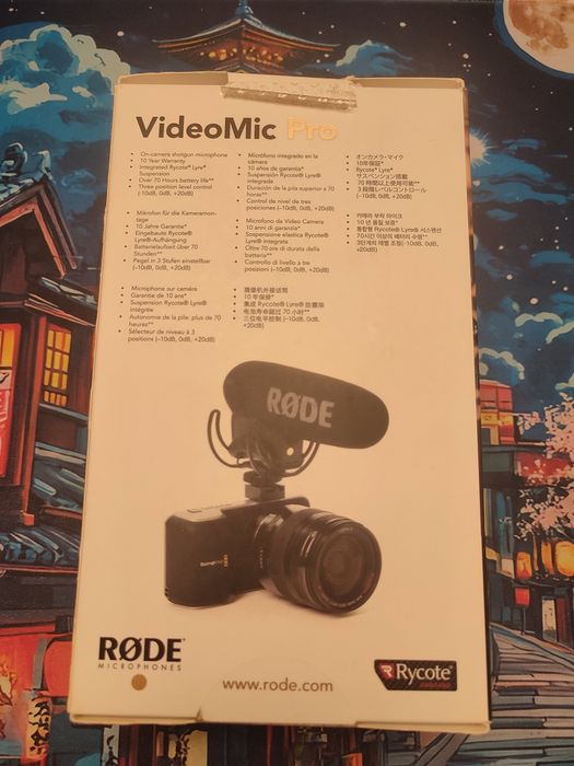 VideoMic Pro Rycote RODE- mikrofon do kamery