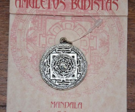 Símbolo Budista Mandala - Pendente para Colar