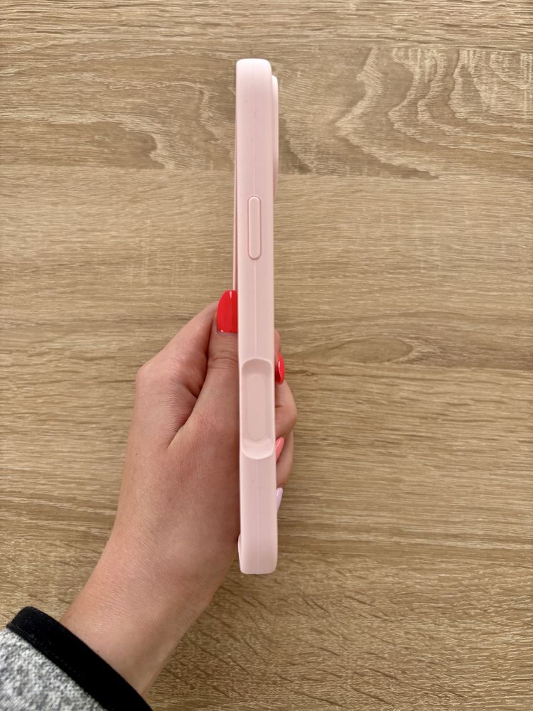 Różowy case etui MagSafe do iPhone 16 Plus