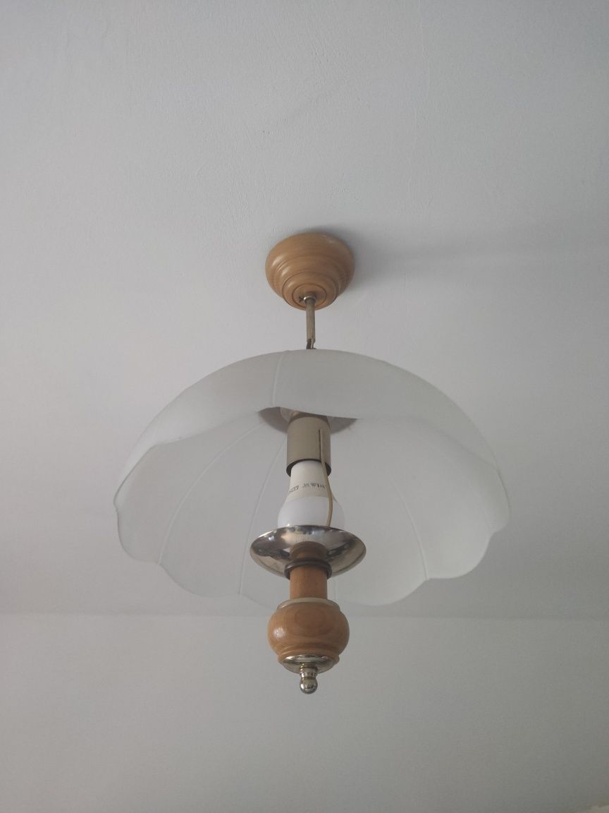 Lampa sufitowa szklana