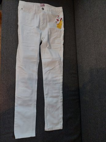 Spodnie jeansy białe