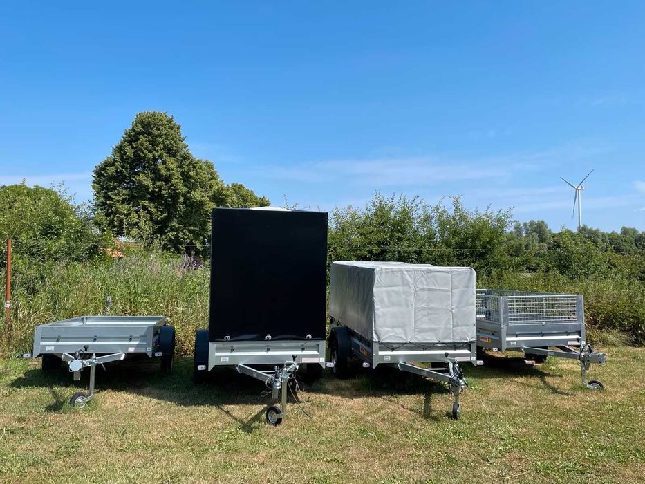 NOWA Przyczepa z wysoką plandeką 150 cm Neptun N7-263x129 – 750 kg