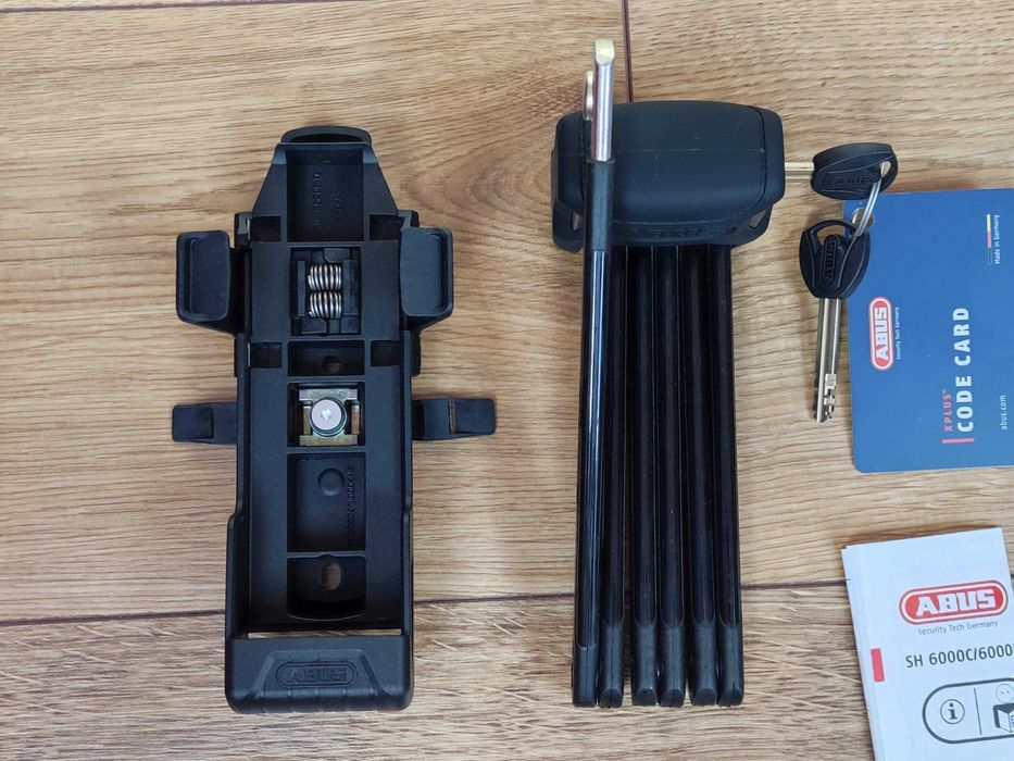 Zapięcie Abus BORDO XPlus™ 6000K/90 black SH