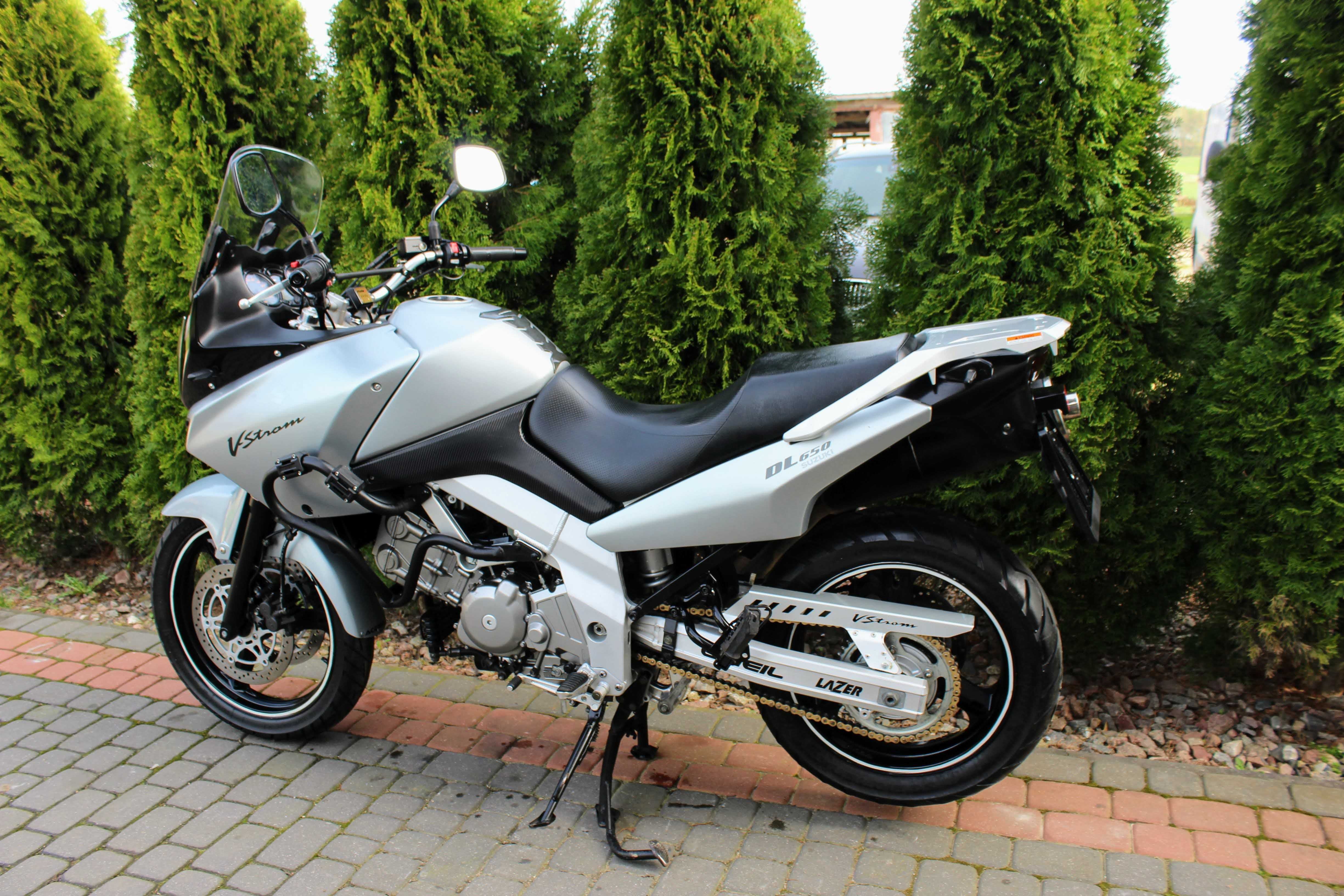 Suzuki DL 650 V-strom Niski przebieg Dopozsażony TRANSPORT RATY