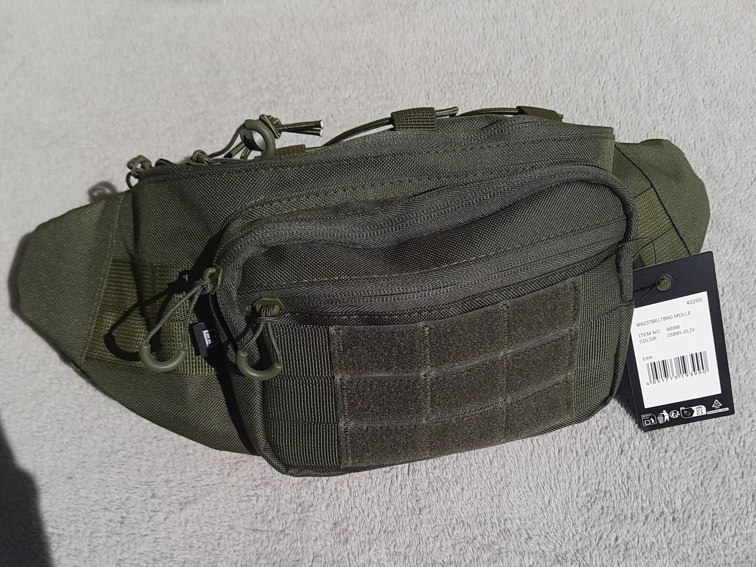 Torba biodrowa Brandit Waistbeltbag Molle - Olive "nerka"