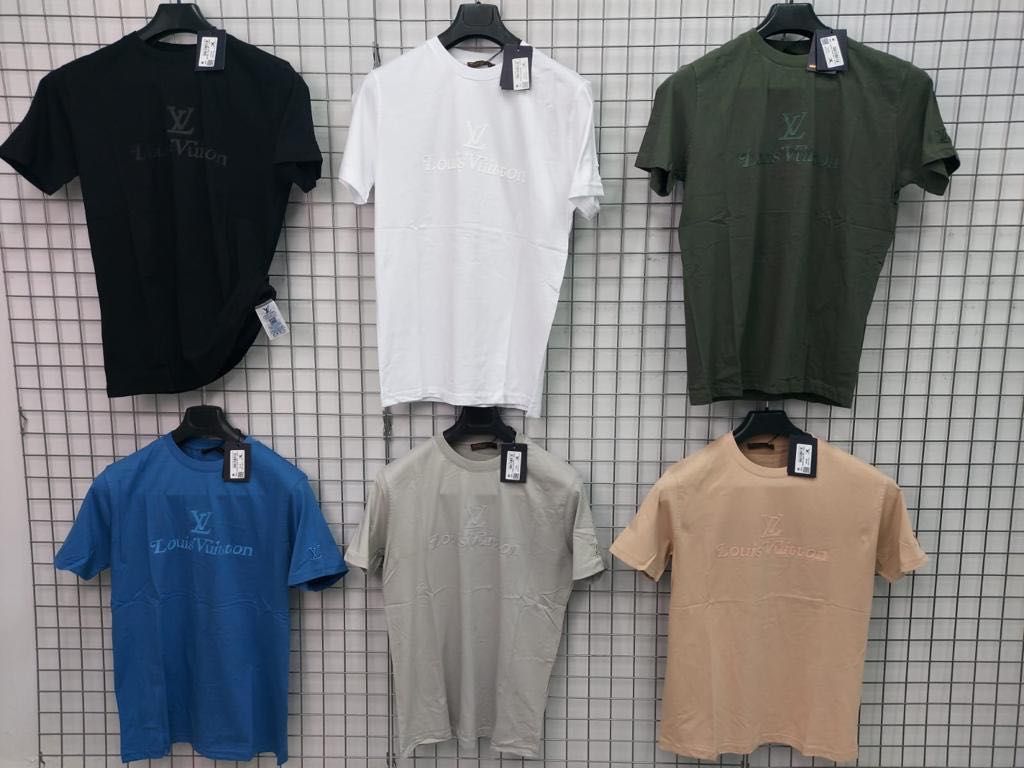 Koszulki tshirt męskie koszulka męska louis vuitton balmain dsq plein