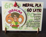 Okolicznościowy medal dla 60 latki
