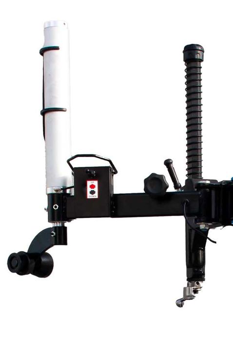 Ramię do niskich profili RUNFLAT do montażownicy półautomat. Kupczyk