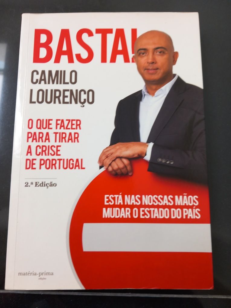 Livro "Basta" Camilo Lourenço, portes grátis