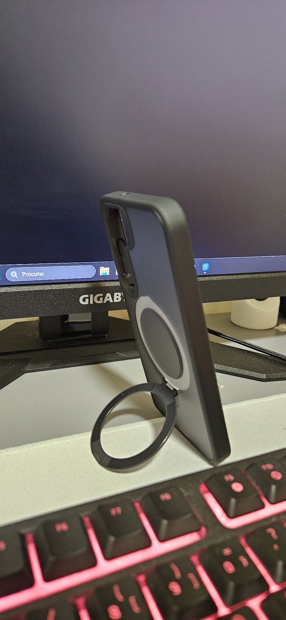 Capa Samsung S23 com suporte e Magsafe