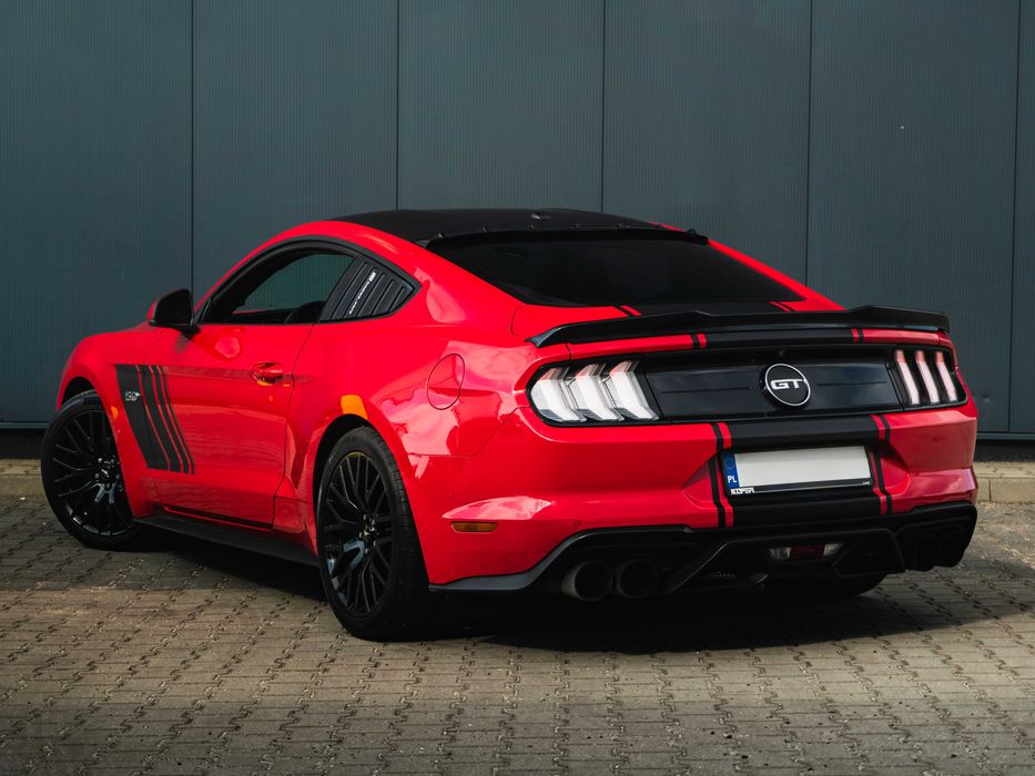 Wynajem aut sportowych MUSTANG GT V8 535KM PRZELOT wypożyczalnia wroc