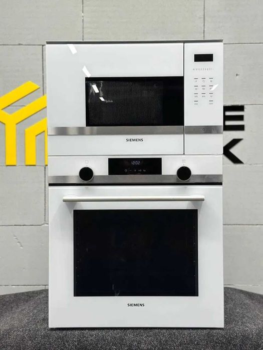 Духова шафа Siemens HB517GCW0S та мікрохвильова піч BF525LMW0