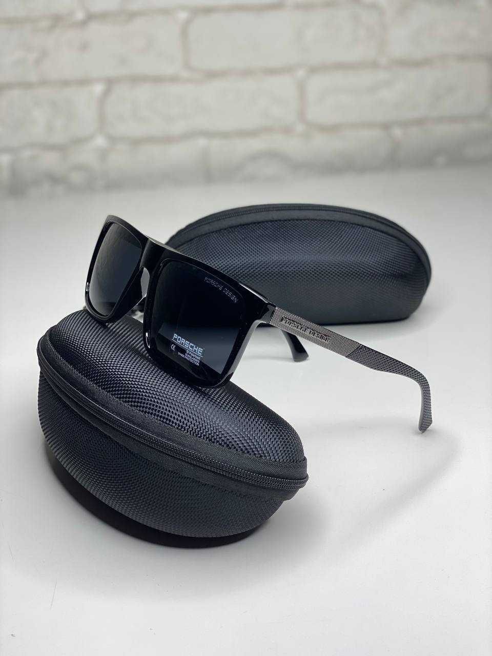 -30% Мужские очки Порше Черные квадратные Антиблик POLARIZED PORSCHE