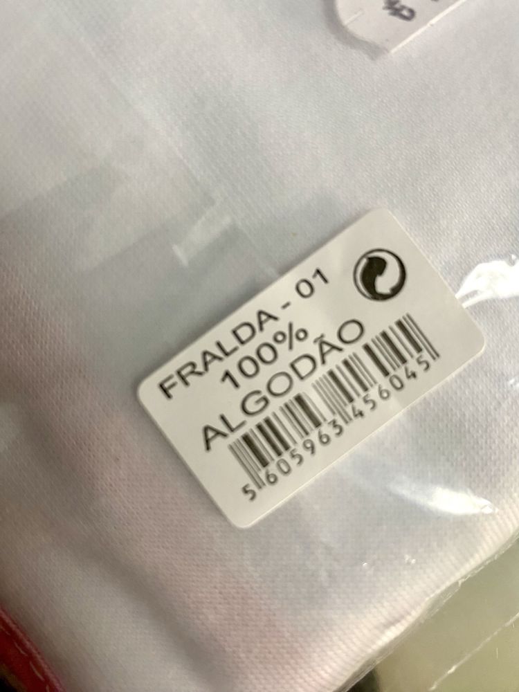 Fralda para bebé - 100% algodão (novo)
