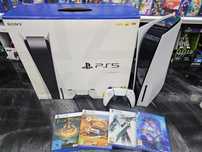 Konsola Playstation 5 PS5 z napędem 4 dobre gry Gwar 6m SKLEP ZAMIANA