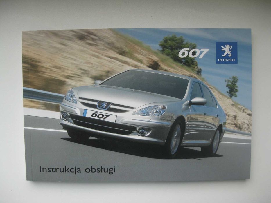 Peugeot 607 od 2004 do 2010 Polska instrukcja obsługi kolorowa oryginł