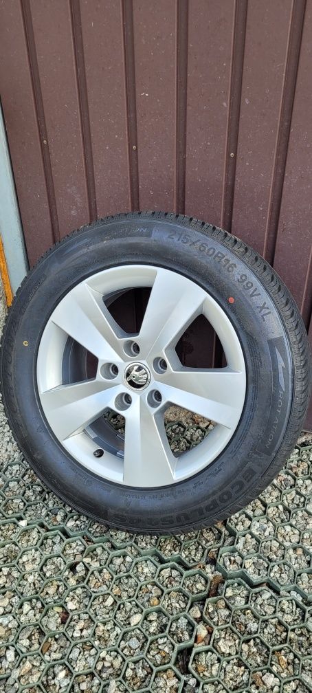 Koła Felgi 16" 215/60/16 5x112 Skoda, Audi, Volkswagen