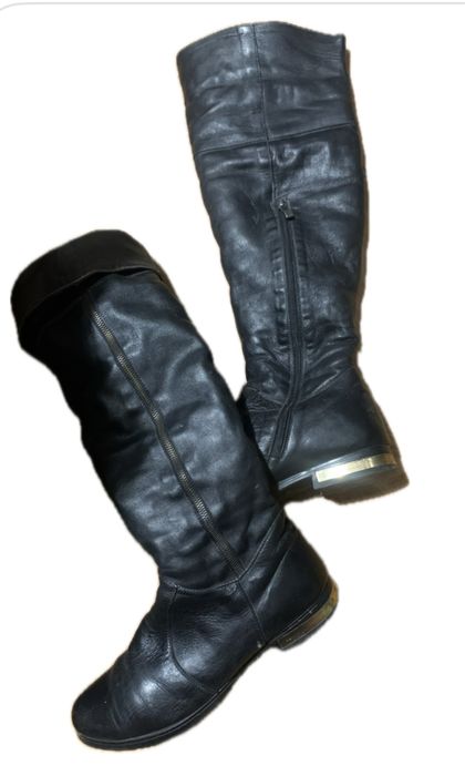 Зимові Чоботи, ботфорти  Італія. Шкіра 40 розмір