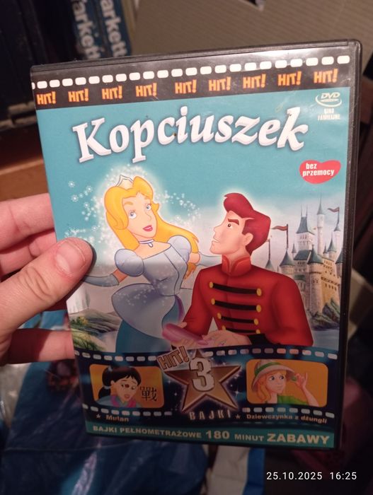 bajka DVD "Kopciuszek"